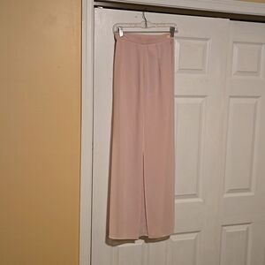 Joseph Ribkoff cream sheer flowy palooza harem gypsy boho bohemian pants 6
